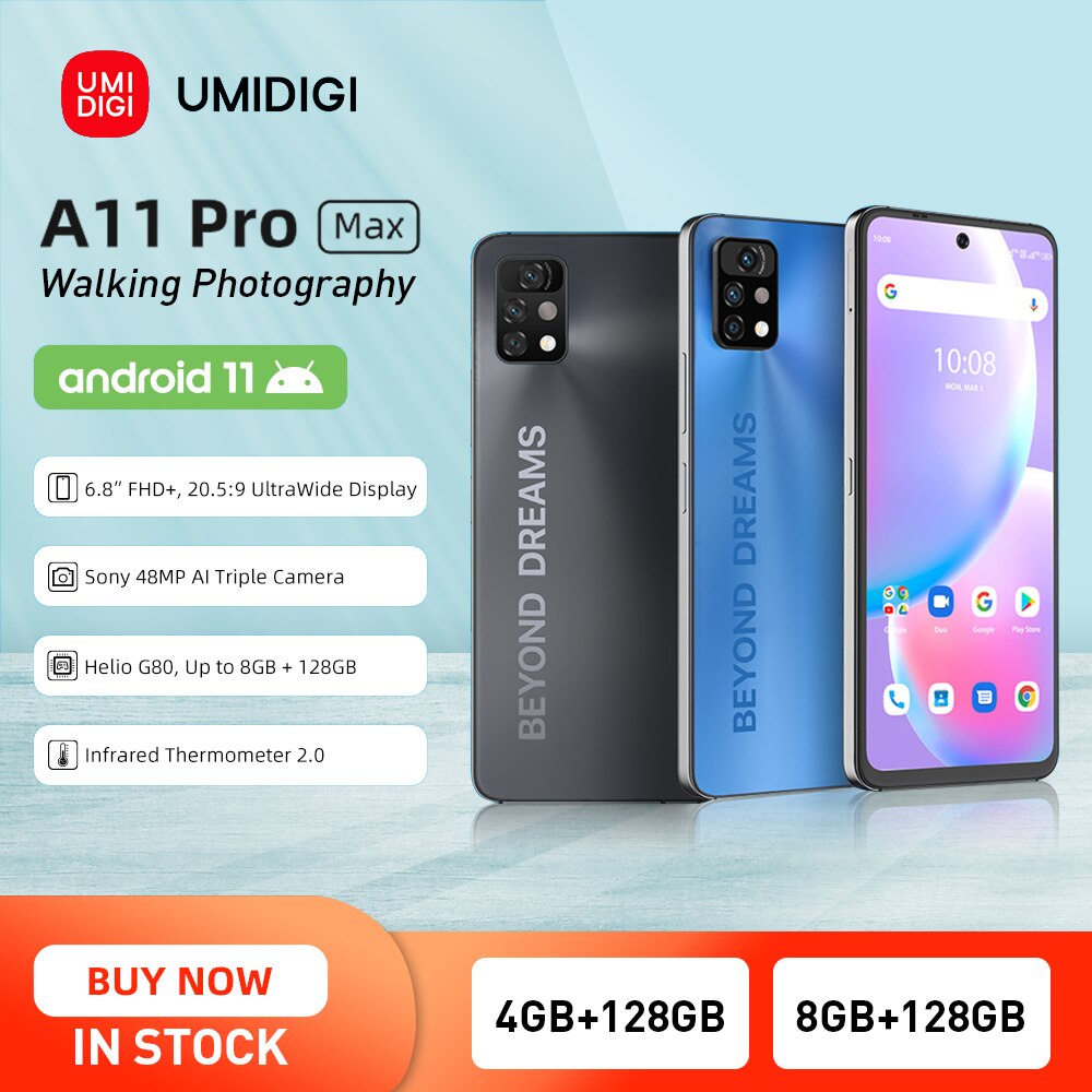 UMIDIGI A11 Pro Max 6.8 &FHD + ũ Ʈ  4/8G..
